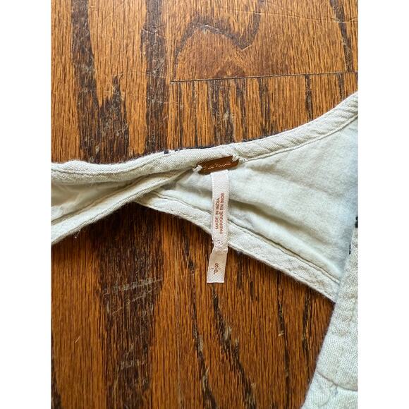 Free People Boho Gauze Dress Rustic Luxury Gypsy Free Spirit Summer Pool Beach - Picture 9 of 11